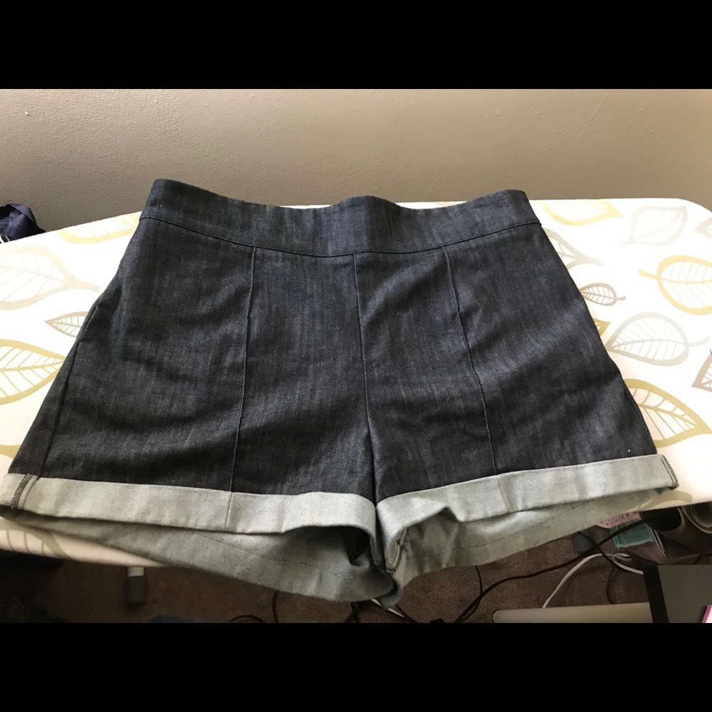 Pinup Girl Clothing high waisted denim shorts 3X